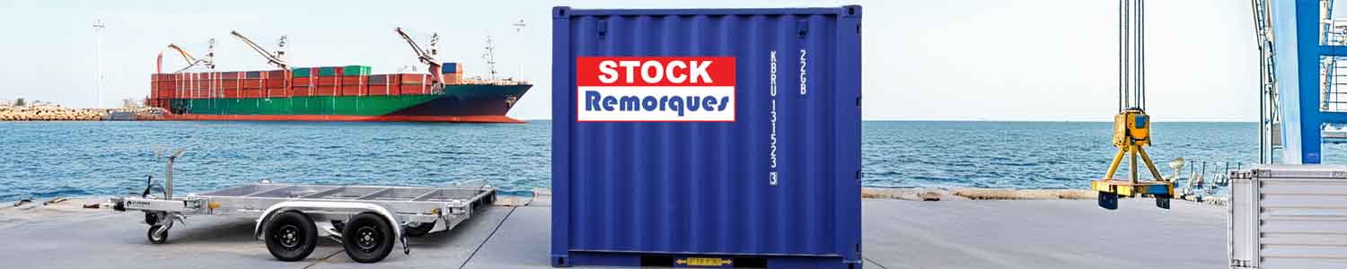 Remorque porte container